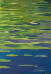 gr&uuml;nes Wasser - 2007 - 60 x 80 cm